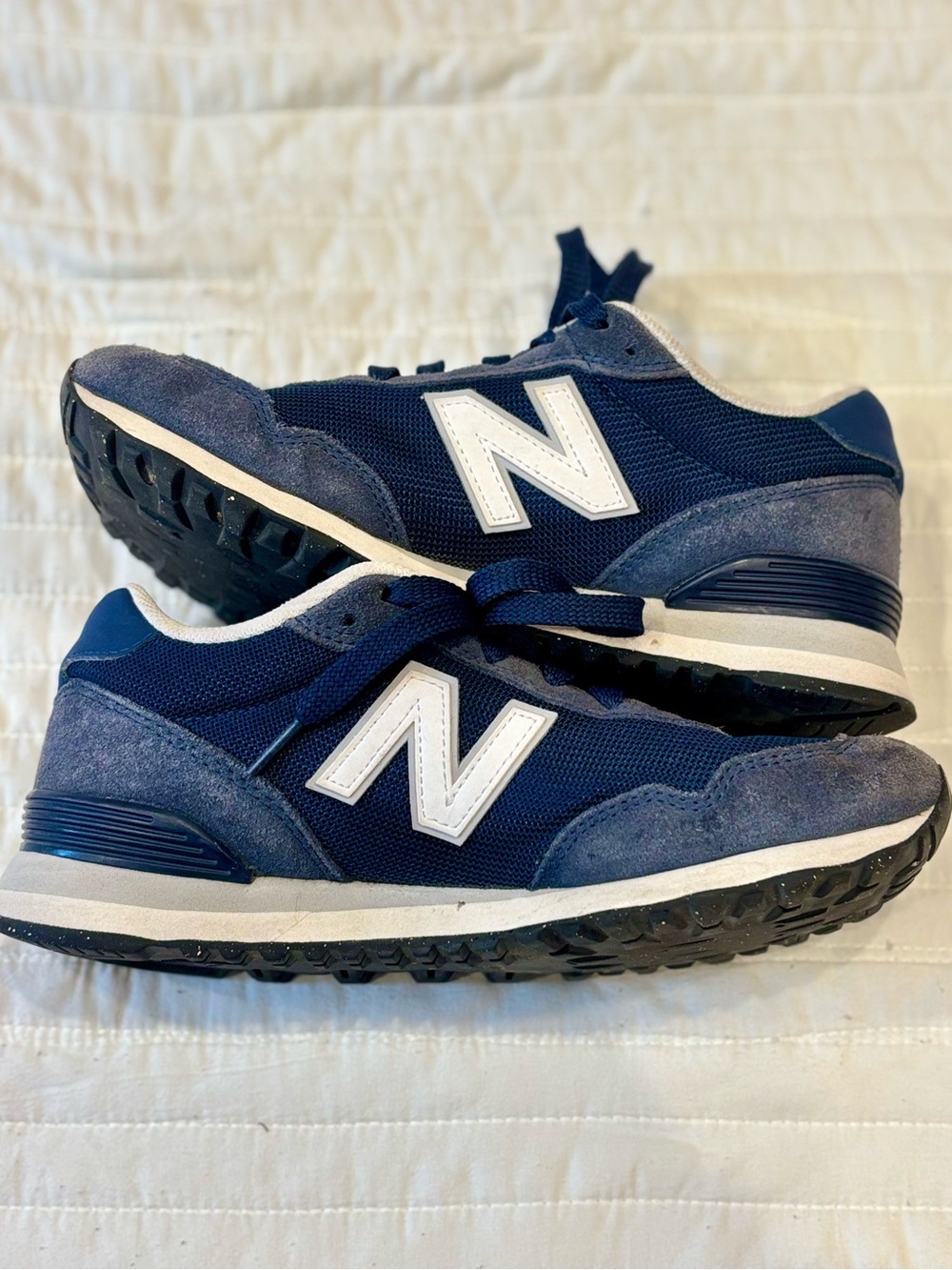 New Balance 515 v3 Men's Navy Blue Suede Classic Sneakers Size 7 Shoes ML515NVY